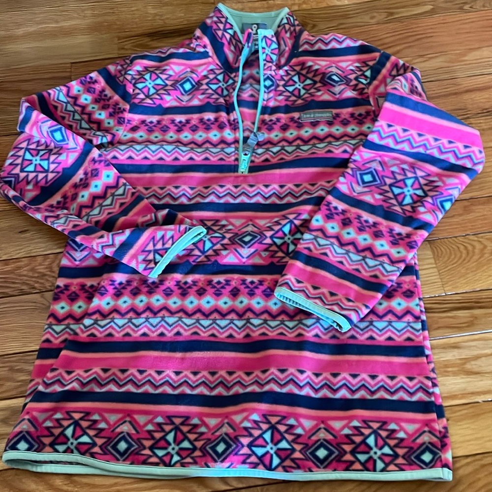 Love & Pineapples fleece shirt size M